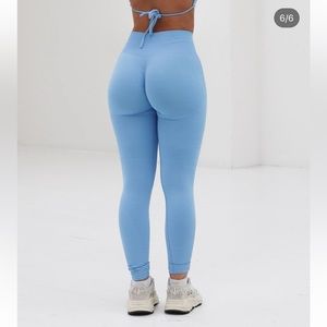 Lazuli Label Scrunch Seamless Ribbed Contour Leggings  (Size XS)